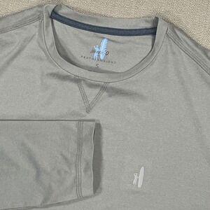 Johnnie-O Featherweight Long Sleeve Performance Tee Steel Grey JMLT2370 Mens S